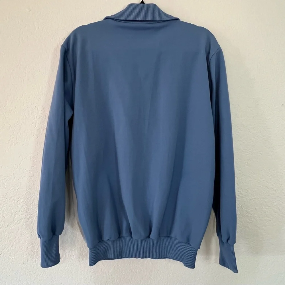 Vintage‎ Odlo Of Norway Two Tone Blue Leisure Athletic Zip Jacket Men’s Size XL